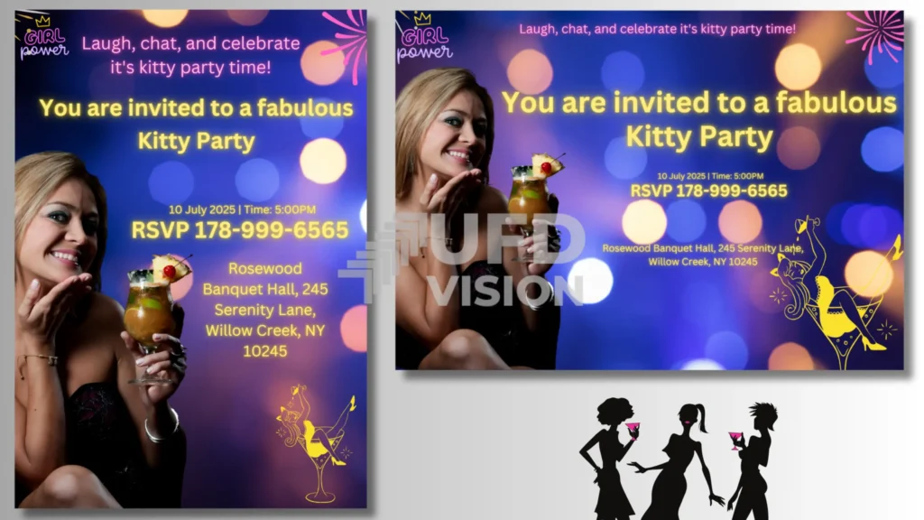 Kitty Party flyer-UFDVision.com